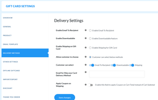 Gift Cards For WooCommerce Pro screenshot 1