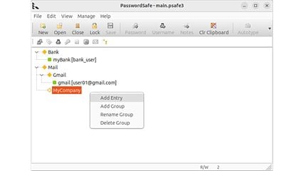 Password Safe screenshot 1