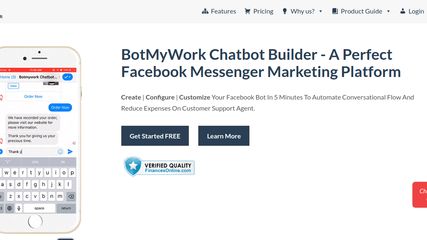 Create | Configure | Customize Your Facebook Bot In 5 Minutes To Automate Conversational Flow And Reduce Expenses On Customer Support Agent.