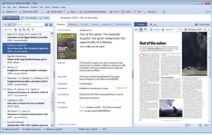 Simple Navigation on the left, the editing pane in the middle, preview on the right (for PDF and text documents, images, Web pages, etc.). All You Need You can add ratings, quotations, comments, thoughts, tasks, locations, and links to other references and files. Citavi is your complete toolbox for academic writing.
