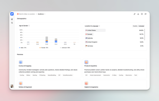 Analyse your audience