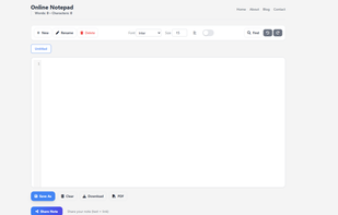 Notepad Editor screenshot 1