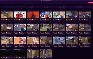 Store your best clips, access on any browser, filter, create compilation videos and more!