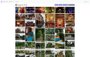 Album view in desktop mode