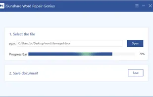 iSunshare Word Repair Genius screenshot 1