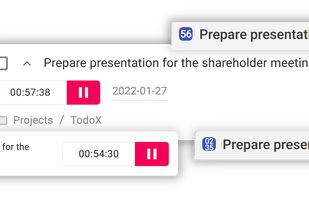 Many options for timers