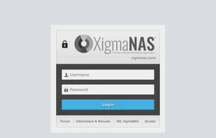 XigmaNAS screenshot 1