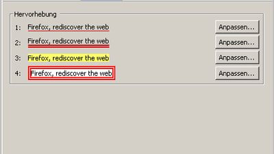 Marking or redlining text in stored websites