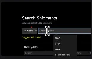 Search by HS code, product name, or company to uncover importers already buying what you sell.