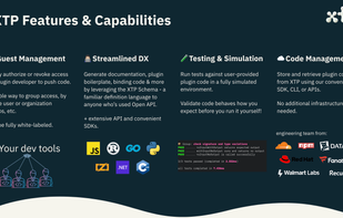 Overview of features and benefits provided by XTP