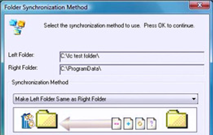 Folder Synchronization Method Choices