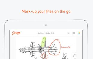 Mark-up files on the go.