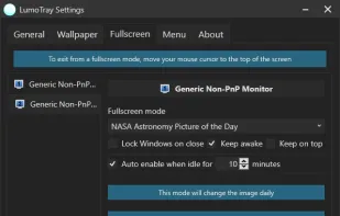 LumoTray screenshot 2