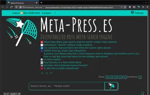 Headlines dark background