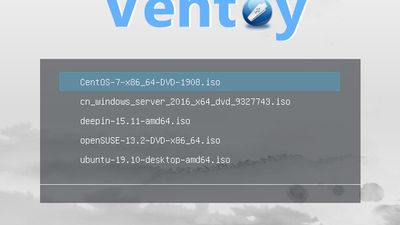 Ventoy screenshot 1