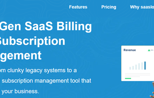 Landing page screenshot