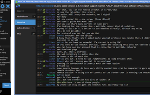 Glowing Bear screenshot 1