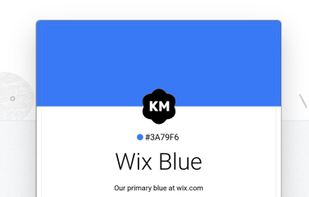 Wix already claimed their color