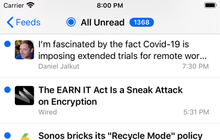 NetNewsWire screenshot 3