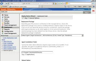 Zenworks screenshot 1