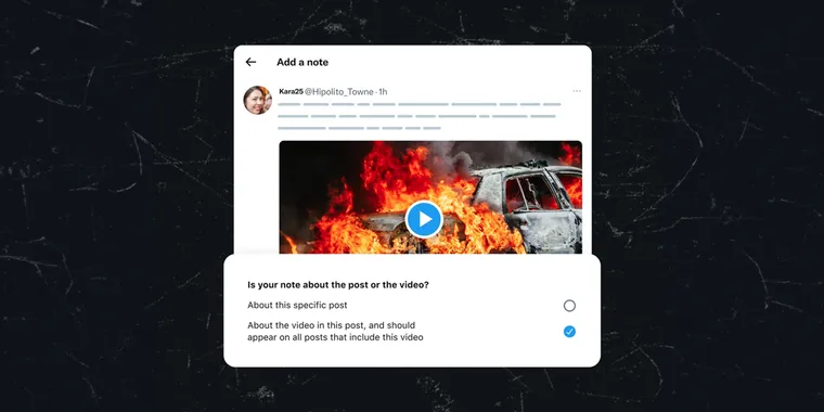 Social Network X expands crowdsourced moderation with Community Notes for videos image