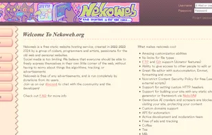 Nekoweb Homepage
