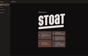 Home page of the app