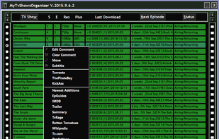 MyTvShowOrganizer screenshot 1