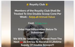 Join Our Rewards Club template funnel