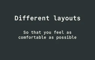 Showcase of the different homepage layouts