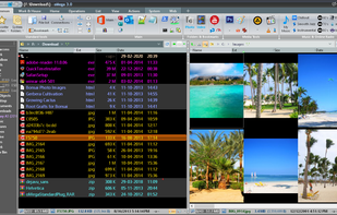 This user has chosen a dark interface and files highlight on a black background
