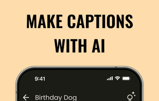 Generate captions with AI
