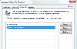 AntispamSniper for The Bat! screenshot 3