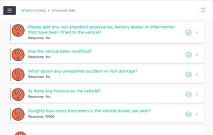 Decision tree flow example