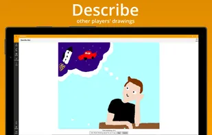 Describe other players' drawings