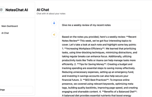 NotesChat AI screenshot 1