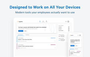 Our end user platform is mobile responsive and works across all devices.