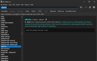 WordWeb screenshot 1