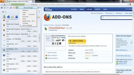 OmniSidebar screenshot 1