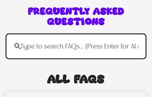 Faq Page