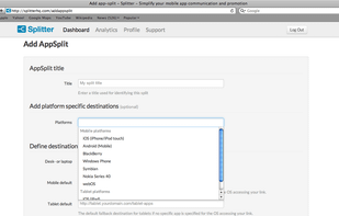 Easy to use web interface