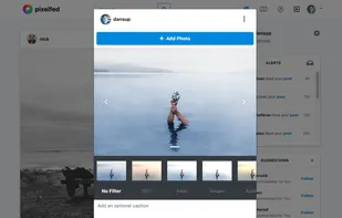 Pixelfed screenshot 1