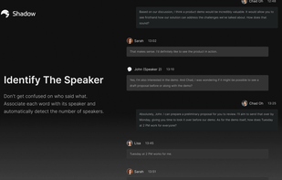 Shadow - Botless Meeting Assistant screenshot 1