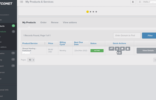 FastComet screenshot 1