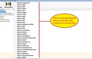 Google Takeout File Converter screenshot 2
