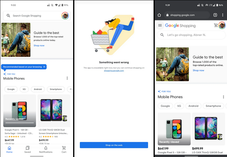 Google discontinues its native Shopping app on Android and iOS, focuses on web