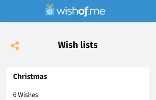Wish lists overview