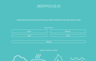 Deepfocus.io screenshot 1