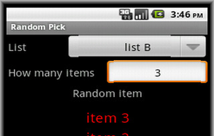 Random Pick screenshot 2