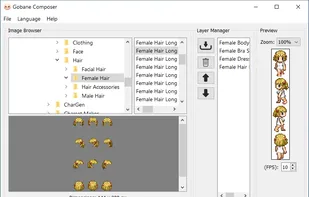 Gobane Composer's main interface